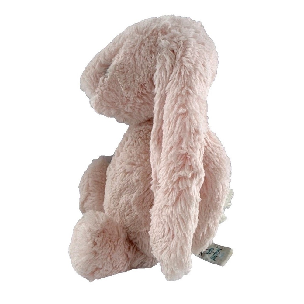 Little Jellycat London Bashful Pink Bunny Rabbit 11" Plush Baby Toy Chime Rattle - Picture 3 of 10